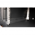 Шкаф 19" телекоммуникационный настенный, 4U 280x600х600 мм, дверь стекло, черный